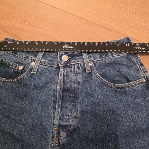 Everlane Curvy 90s Cheeky Straight Jean Northridge Blue Organic Cotton 28 Reg - Picture 7 of 13